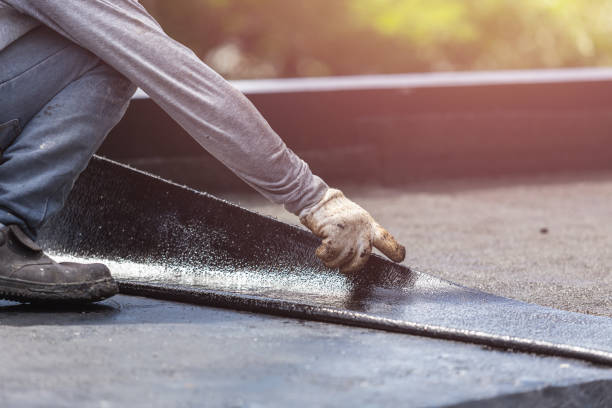 Professional Emergency Waterproofing technician working in Shortsville, NY